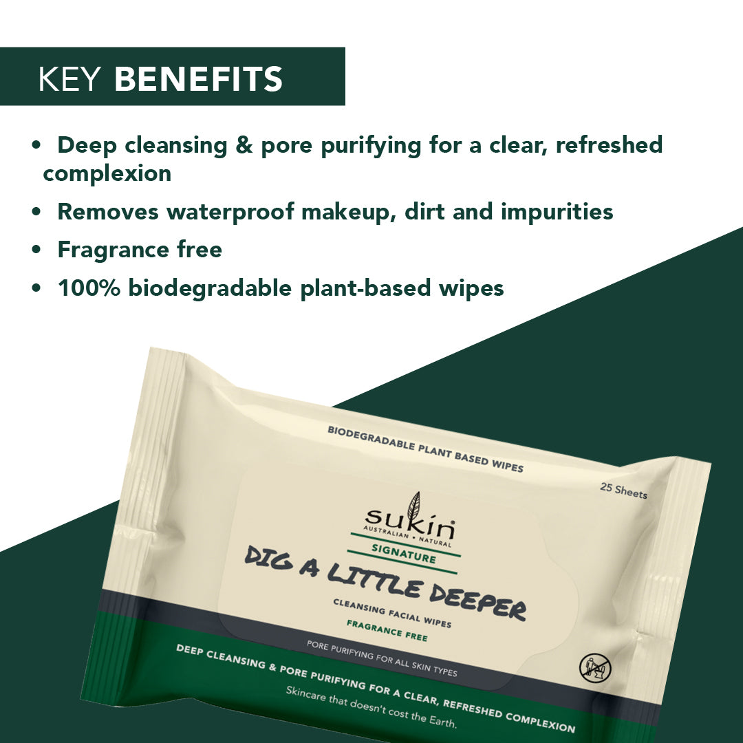 PORE PURIFYING CLEANSING FACIAL WIPES | SIGNATURE | 25 SHEETS